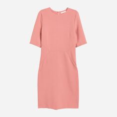 Акція на Сукня коротка осіння жіноча H&M 0429942_02 38 Рожева від Rozetka