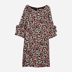Акція на Сукня коротка літня жіноча H&M 0608040_квіти 36 Чорна від Rozetka