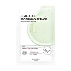 Акция на Тканинна маска для обличчя Some By Mi Real Aloe Soothing Care Mask Заспокійлива, з алое, 20 г от Eva