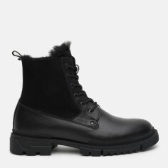 Акция на Чоловічі зимові черевики високі Prime Shoes 980 Black Leather 16-980-37110 40 26.5 см Чорні от Rozetka