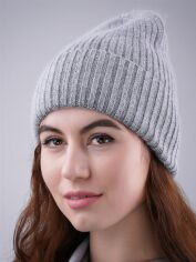 Акція на Шапка жіноча SumWin Хеллі SZ006-613 54-57 см Сірий від Rozetka