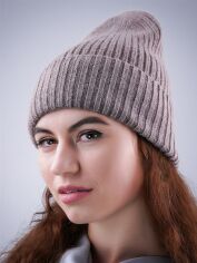 Акція на Шапка жіноча SumWin Хеллі SZ006-635 54-57 см Сепія від Rozetka