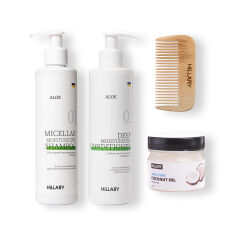 Акция на Набір для догляду за сухим типом волосся Aloe Deep Moisturizing & Coconut от Hillary-shop UA