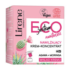 Акція на Зволожувальний крем-концентрат для обличчя Lirene Moisturizing Cream-concentrate Agave + Moringa, 50 мл від Eva