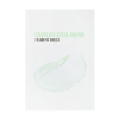 Акція на Тканинна заспокійлива маска для обличчя Medi-Peel Bamboo Cica Bomb Calming Mask, 25 мл від Eva