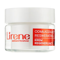 Акция на Відновлювальний крем для обличчя Lirene Dermo Program Resveratrol 60+ проти зморщок, 50 мл от Eva