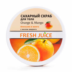 Акція на Цукровий скраб для тіла Fresh Juice Orange and Mango Апельсин та Манго, 225 мл від Eva