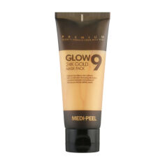 Акція на Золота маска-плівка для обличчя Medi-Peel Glow 9 24K Gold Mask Pack, 100 мл від Eva