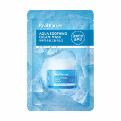 Акция на Охолоджувальна тканинна маска для обличчя Real Barrier Aqua Soothing Gel Cream Mask з заспокійливою дією, 30 мл от Eva