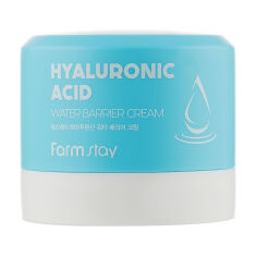 Акция на Зволожувальний крем-бар'єр для обличчя FarmStay Hyaluronic Acid Water Barrier Cream з гіалуроновою кислотою, 80 мл от Eva