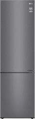 Акція на Двокамерний холодильник LG GW-B509CLZM від Rozetka