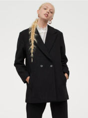 Акция на Пальто осіннє жіноче H&M XAZ334880WREW M Чорне от Rozetka