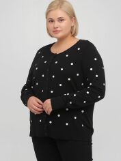 Акція на Кардиган в'язаний жіночий Old Navy 449052 XS Чорний з білим від Rozetka