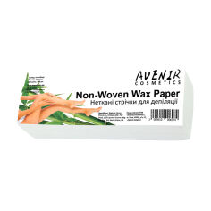 Акція на Стрічки для депіляції Avenir Cosmetics Non-Woven Wax Paper з нетканого матеріалу, 100 шт від Eva