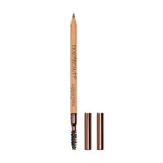 Акция на Стійкий восковий олівець для брів Ekkobeauty Eyebrow Pencil зі щіточкою Grey Brown, 1.5 г от Eva