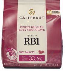 Акція на Шоколад бельгійський Callebaut Ruby у дропсах 400 г від Rozetka