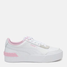 Акція на Жіночі кеди низькі Puma Carina Lift 37303110 38 (5) 24 см White-Pink Lady від Rozetka