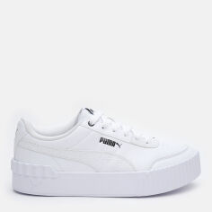 Акція на Жіночі кеди низькі Puma Carina Lift Mono 38640502 37.5 (4.5) 23.5 см Puma White-Puma Black від Rozetka