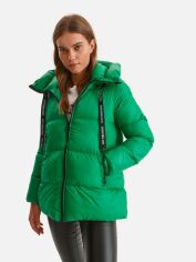 Акція на Куртка зимова коротка жіноча Top Secret SKU1348ZI 42 Green від Rozetka