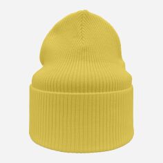 Акція на Дитяча демісезонна шапка-біні для дівчинки Anmerino Жасмин 9008 54-56 Жовта від Rozetka