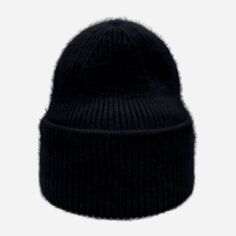 Акция на Дитяча зимова шапка-біні в'язана для дівчинки Anmerino Стелла 9009 56-58 Чорна (2000000008097_А) от Rozetka
