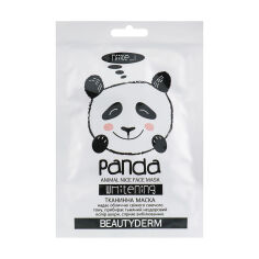 Акція на Тканинна маска BEAUTYDERM Animal Panda Whitening Відбілювальна, 25 мл від Eva