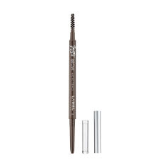 Акция на Олівець для брів LAMEL Make Up Insta Micro Brow Pencil зі щіточкою 403 Latte, 0.12 г от Eva