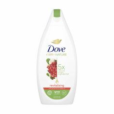 Акция на Гель для душу Dove Care By Nature Revitalising Shower Gel з ягодами годжі та олією камелії, 400 мл от Eva