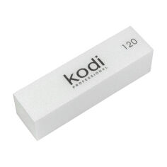 Акція на Баф-брусок для нігтів Kodi Professional 174, 120 грит, білий, 95*25*25 мм від Eva