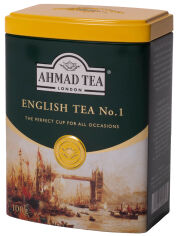 Акція на Чай чорний Ahmad Tea London Англійський №1 байховий листовий з ароматом бергамоту 100 г від Rozetka