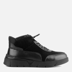 Акція на Чоловічі зимові черевики низькі Le'BERDES 00000015273 41 27 см Чорні від Rozetka