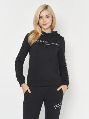 Акція на Худі жіноче Tommy Hilfiger 10955.1 L Чорне від Rozetka
