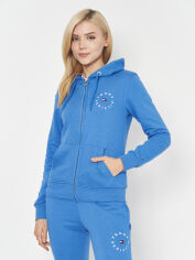 Акція на Толстовка на блискавці жіноча Tommy Hilfiger 10957.5 2XL Електрик від Rozetka