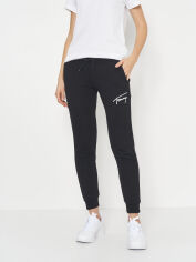 Акція на Спортивні штани жіночі Tommy Hilfiger 10960.1 XL (48) Чорні від Rozetka