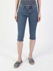 Акція на Капрі джинсові Skinny жіночі Colin's CL1049722DN41004 36 Сині від Rozetka