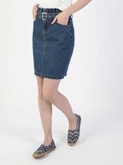 Акция на Спідниця джинсова міні літня пряма жіноча Colin's CL1049691DN40913 34 от Rozetka