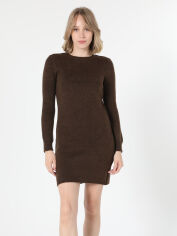 Акція на Плаття коротке зимове жіноче Colin's CL1055899BRW XS Brown від Rozetka