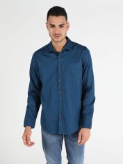 Акція на Сорочка бавовняна чоловіча Colin’s CL1050715BLU S Dark Blue від Rozetka