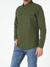 Акція на Сорочка бавовняна чоловіча Colin’s CL1055648KHA S Khaki від Rozetka