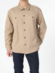Акція на Сорочка бавовняна чоловіча Colin’s CL1055040BEI S Beige від Rozetka