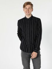 Акція на Сорочка бавовняна чоловіча Colin's CL1055950 2XL Anthracite від Rozetka