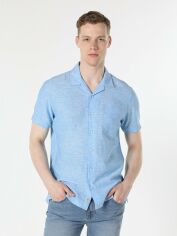 Акція на Сорочка літня чоловіча Colin's CL1048299-BLE M від Rozetka