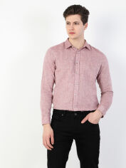Акція на Сорочка бавовняна чоловіча Colin's CL1041771LPL S Light Plum від Rozetka