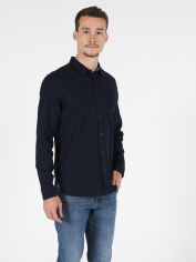 Акція на Сорочка бавовняна чоловіча Colin's CL1050122DNV XS Dark Navy від Rozetka