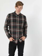 Акція на Сорочка бавовняна чоловіча Colin's CL1055940-BLK S від Rozetka