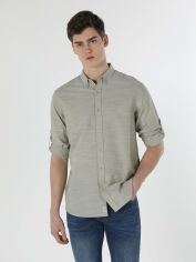 Акція на Сорочка бавовняна чоловіча Colin's CL1058567-FGR XXL від Rozetka