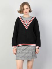 Акція на Світшот жіночий Colin's CL1045486BLK XS Чорний від Rozetka