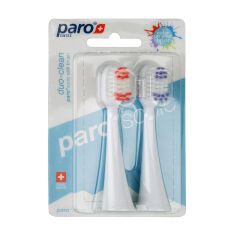 Акція на Змінні щітки Paro Swiss Sonic Duo-Clean для інтенсивного та глибокого очищення, 2 шт від Eva