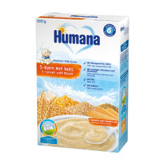 Акція на Молочна каша Humana 5 злаків з печивом, 200 г від Eva