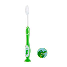 Акція на Дитяча зубна щітка Chicco від 3-6 років, зелена, 1 шт (09079.20.20) від Eva